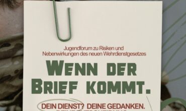 Jugendforum zum neuen Wehrdienstgesetz